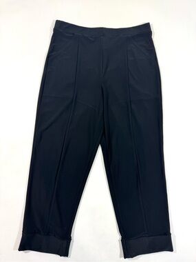 Sympli Cuffed Crop Pants Black